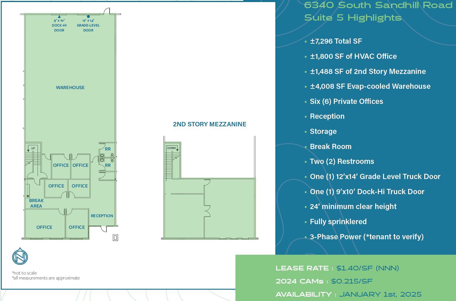 6320 S Sandhill Rd, Las Vegas, NV à louer Plan d  tage- Image 1 de 4