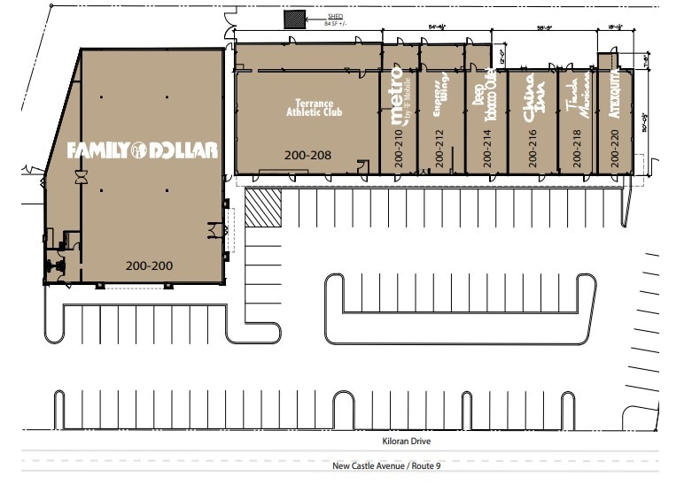 200 New Castle Ave, New Castle, DE for lease Site Plan- Image 1 of 1