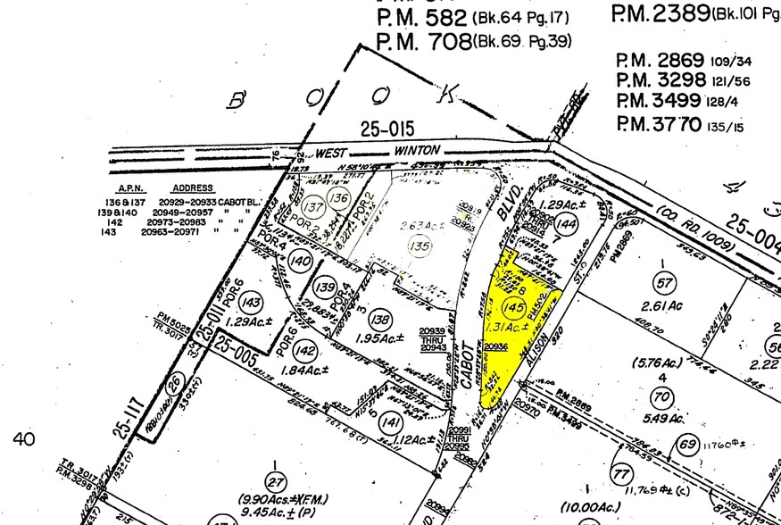 20936 Cabot Blvd, Hayward, CA à vendre - Plan cadastral - Image 2 de 4