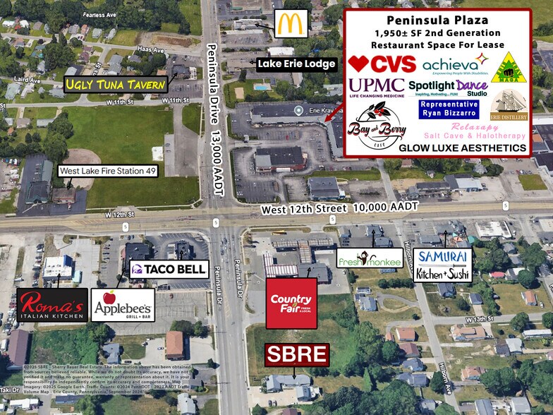 1101 Peninsula Dr, Erie, PA for lease - Building Photo - Image 2 of 6