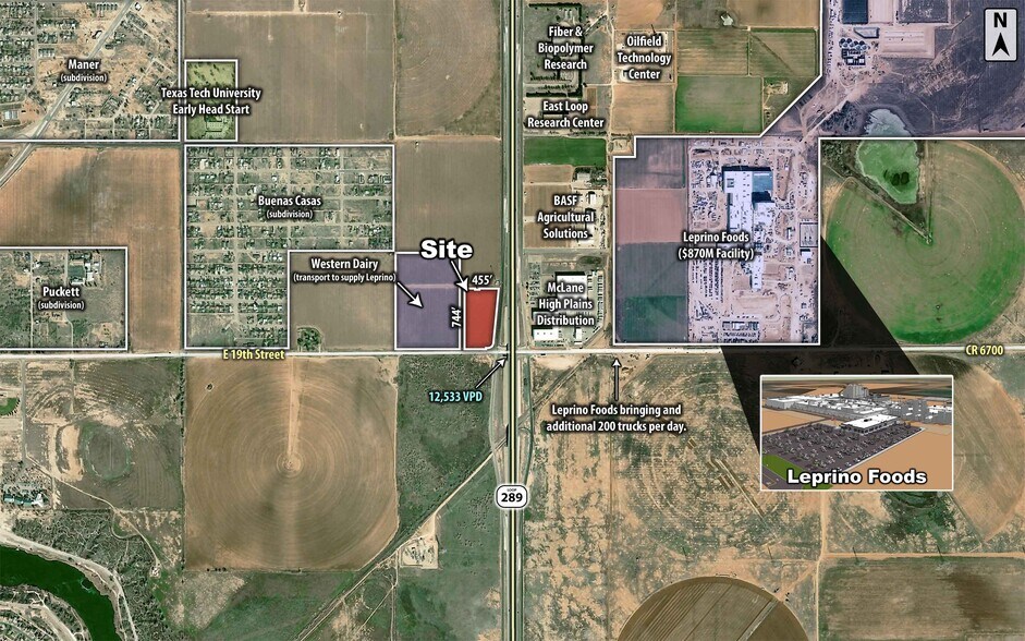 E 19th Street & E 289 loop, Lubbock, TX for sale - Building Photo - Image 2 of 3