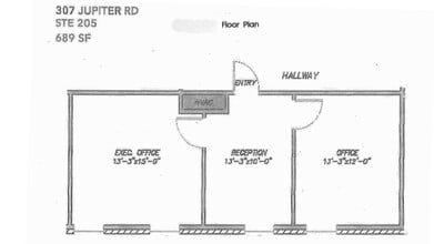 303 S Jupiter Rd, Allen, TX for lease Floor Plan- Image 2 of 3