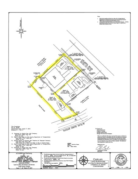 1714 Atlanta Rd SE, Smyrna, GA à vendre - Plan de site - Image 2 de 5