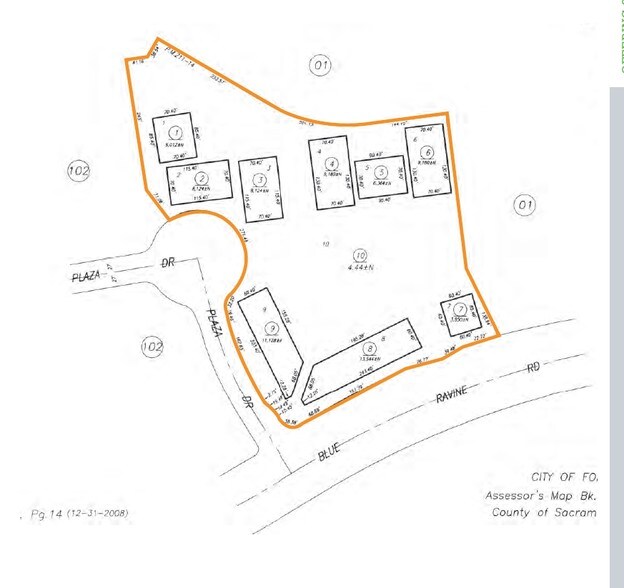 220 Blue Ravine Rd, Folsom, CA à louer - Plan cadastral - Image 2 de 5
