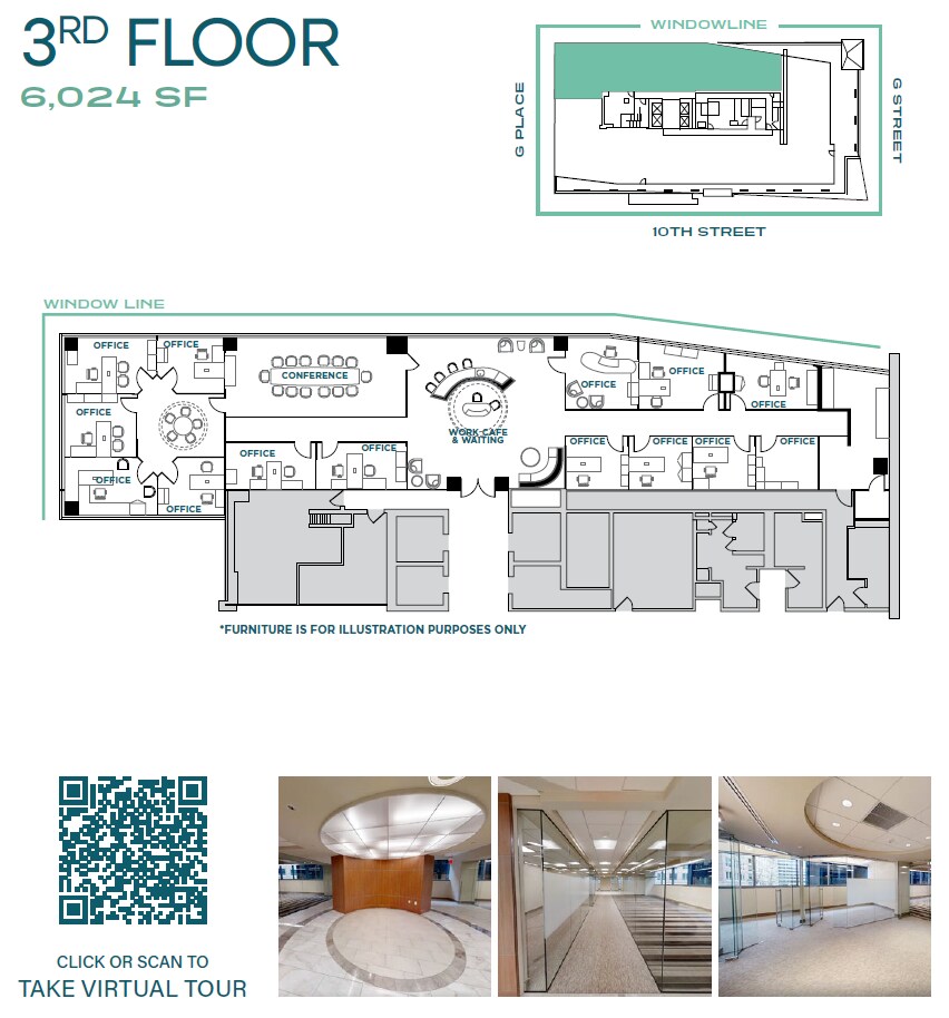 733 10th St NW, Washington, DC à louer Plan d’étage- Image 1 de 1