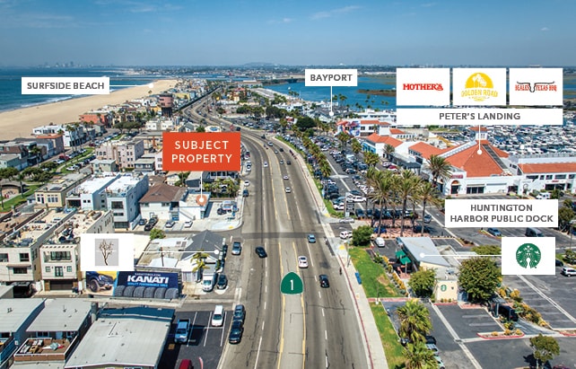 16431 Pacific Coast Hwy, Huntington Beach, CA for sale - Aerial - Image 2 of 8