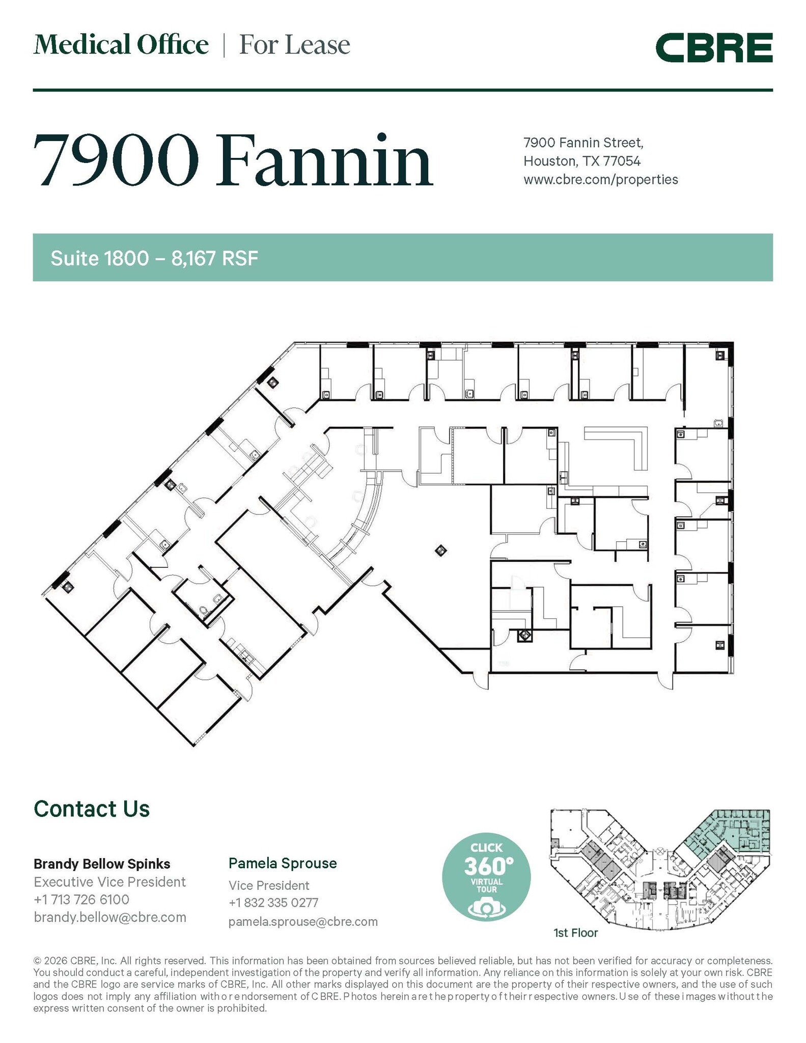 7900 Fannin St, Houston, TX à louer Photo intérieure- Image 1 de 1