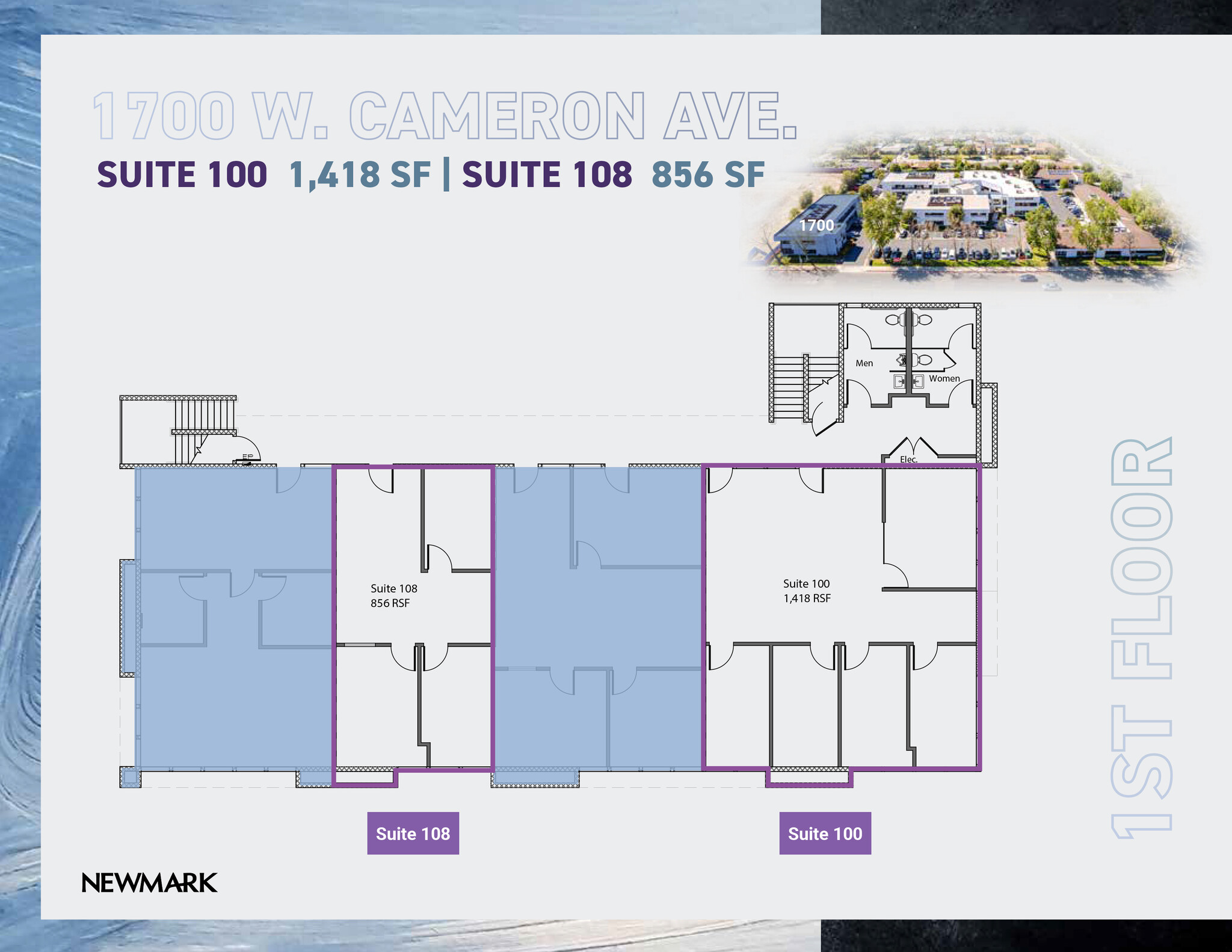 1710 W Cameron Ave, West Covina, CA for lease Floor Plan- Image 1 of 1