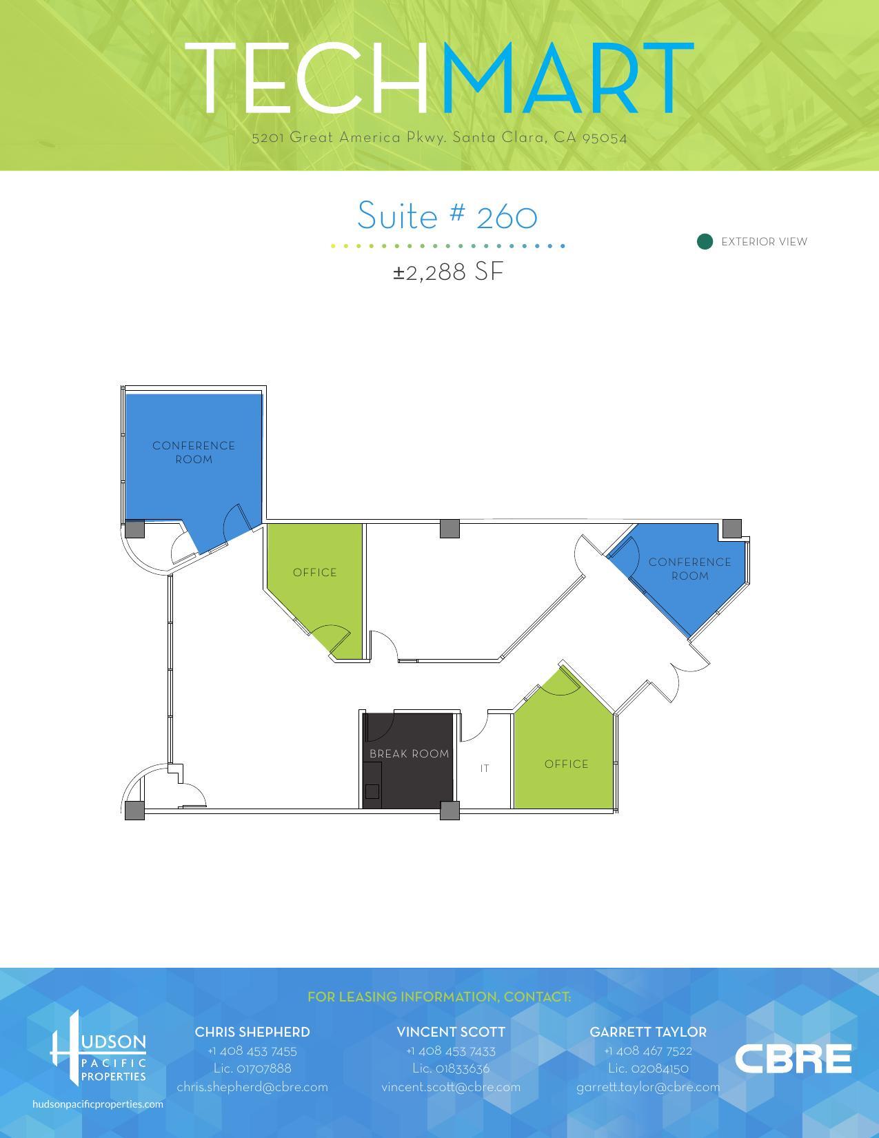 5201 Great America Pkwy, Santa Clara, CA for lease Floor Plan- Image 1 of 1