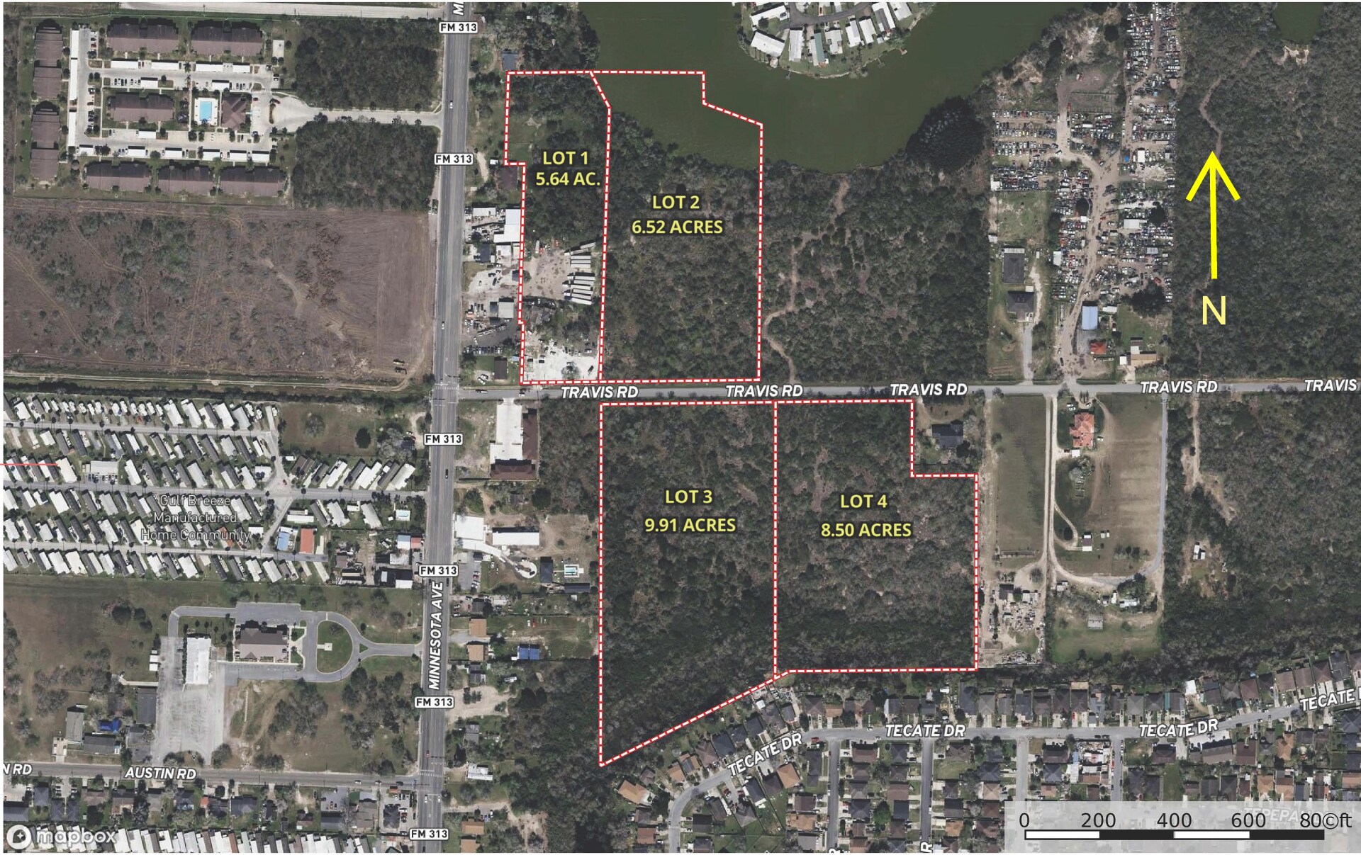 5625 Travis Rd, Brownsville, TX à vendre Aérien- Image 1 de 2