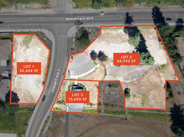 1802 Brookdale Rd E, Tacoma, WA for sale Aerial- Image 1 of 6