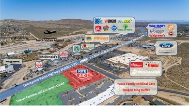57701 29 Palms Hwy, Yucca Valley, CA - AERIAL  map view