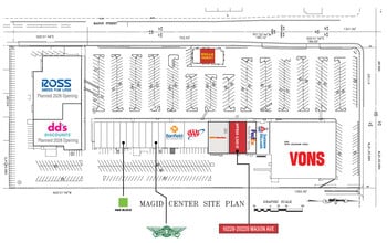 10116-10250 Mason Ave, Chatsworth, CA à louer Plan de site- Image 2 de 3
