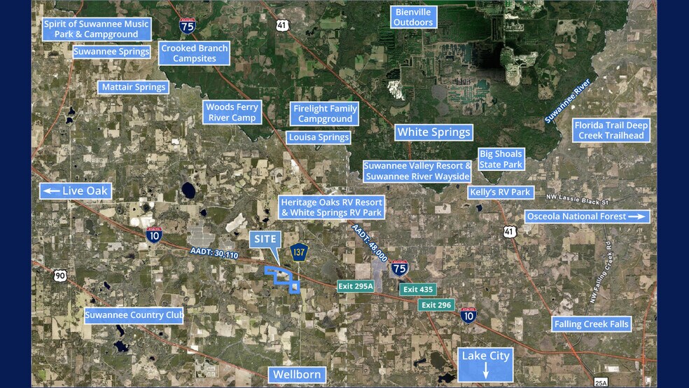 I-10 & CR 137 Interchange - 202 Acres, Wellborn, FL à vendre - Photo du bâtiment - Image 3 de 3