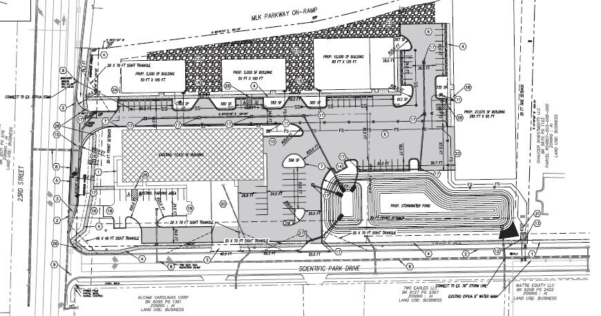 1402 23rd st, Wilmington, NC à vendre - Plan de site - Image 2 de 2