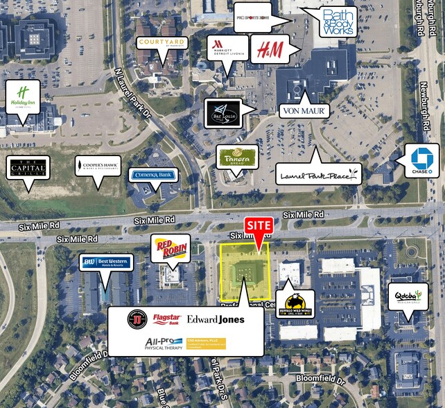 37655-37699 Six Mile Rd, Livonia, MI for lease - Building Photo - Image 3 of 4