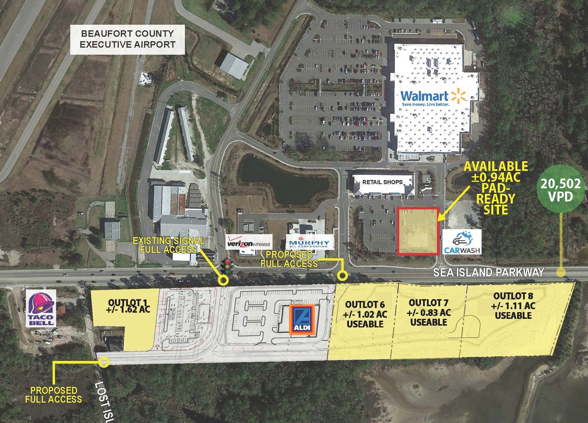 265 Sea Island Pky, Ladys Island, SC à louer Photo du bâtiment- Image 1 de 2