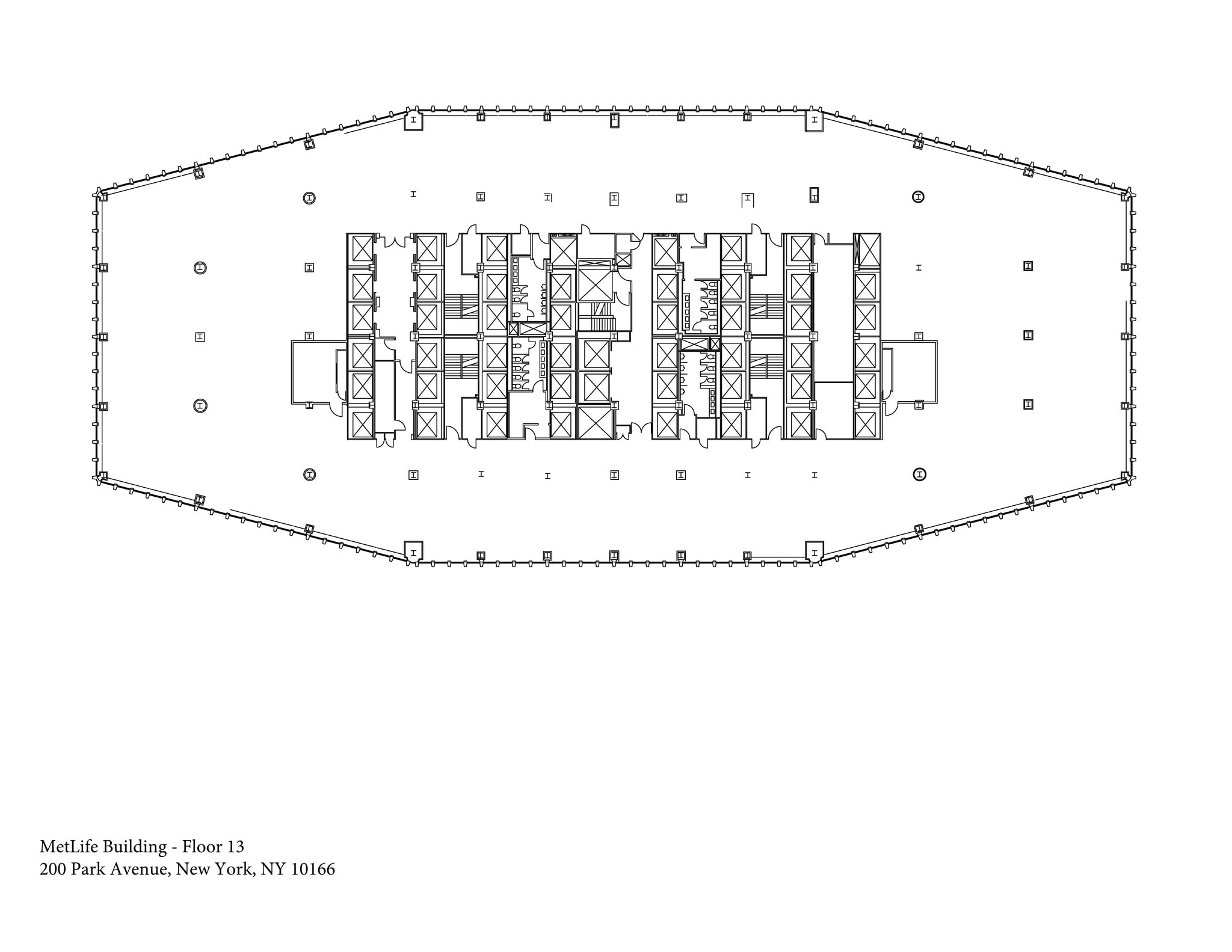 200 Park Ave, New York, NY à louer Plan de site- Image 1 de 1