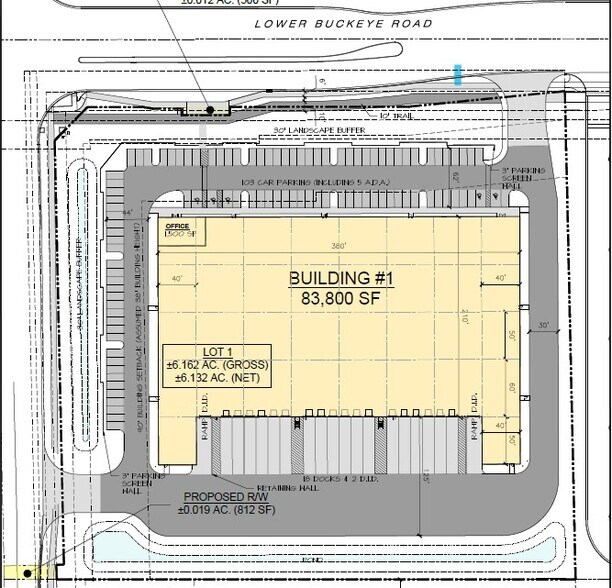 SEC 59th Ave & Lower Buckeye Rd, Phoenix, AZ à louer - Plan de site - Image 2 de 6