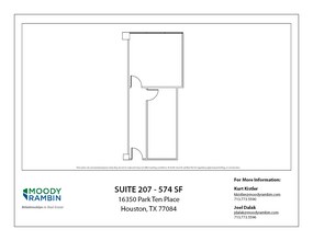 16350 Park Ten Place Dr, Houston, TX for lease Floor Plan- Image 1 of 1