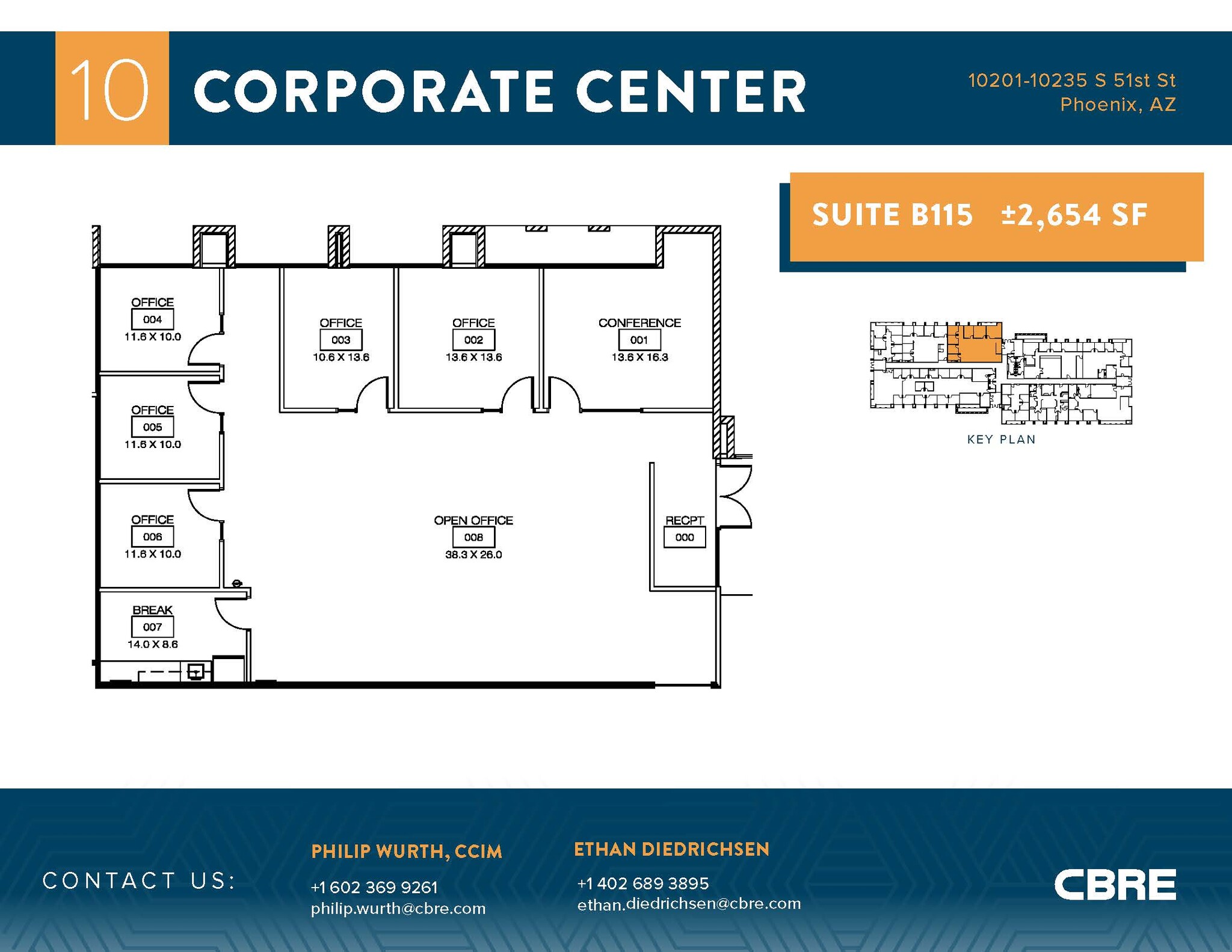 10201 S 51st St, Phoenix, AZ for lease Interior Photo- Image 1 of 1