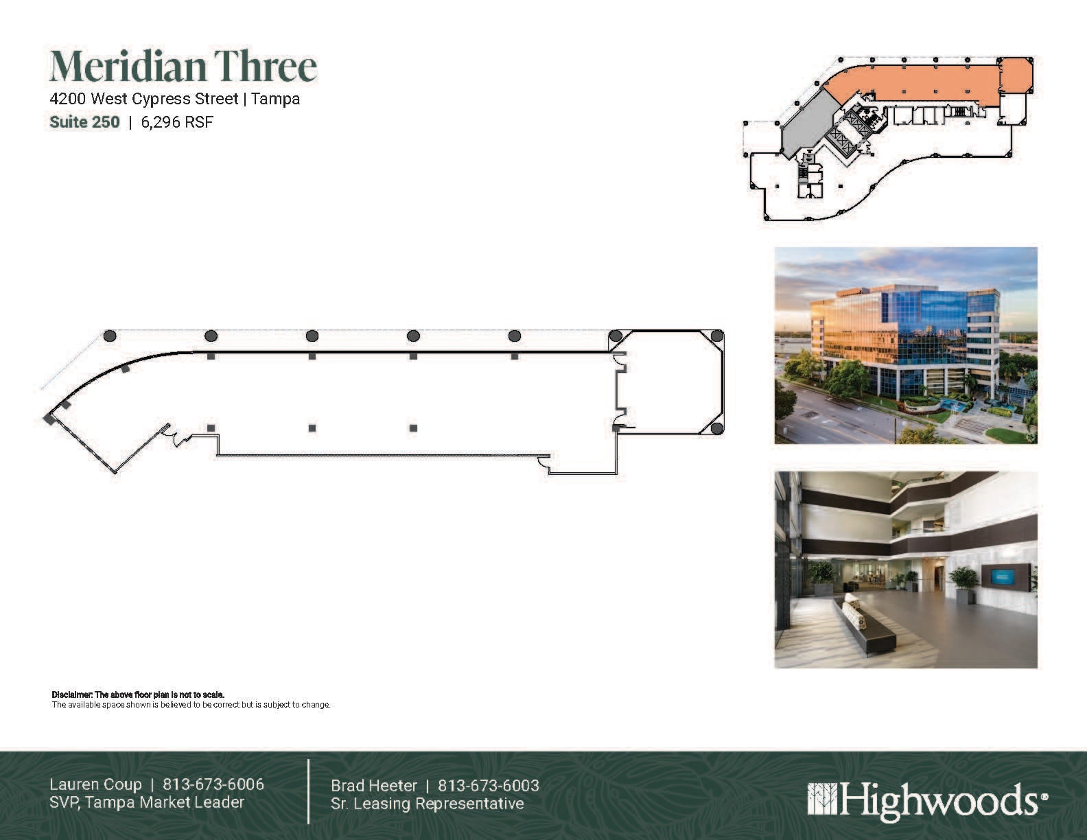 4350 W Cypress St, Tampa, FL à louer Plan d’étage- Image 1 de 1