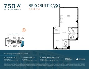 750 W John Carpenter Fwy, Irving, TX à louer Plan d’étage- Image 1 de 1