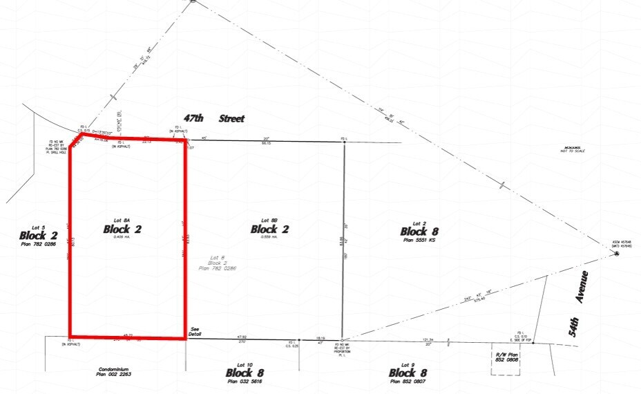 5549 47 St, Red Deer, AB à vendre - Plan de site - Image 3 de 3