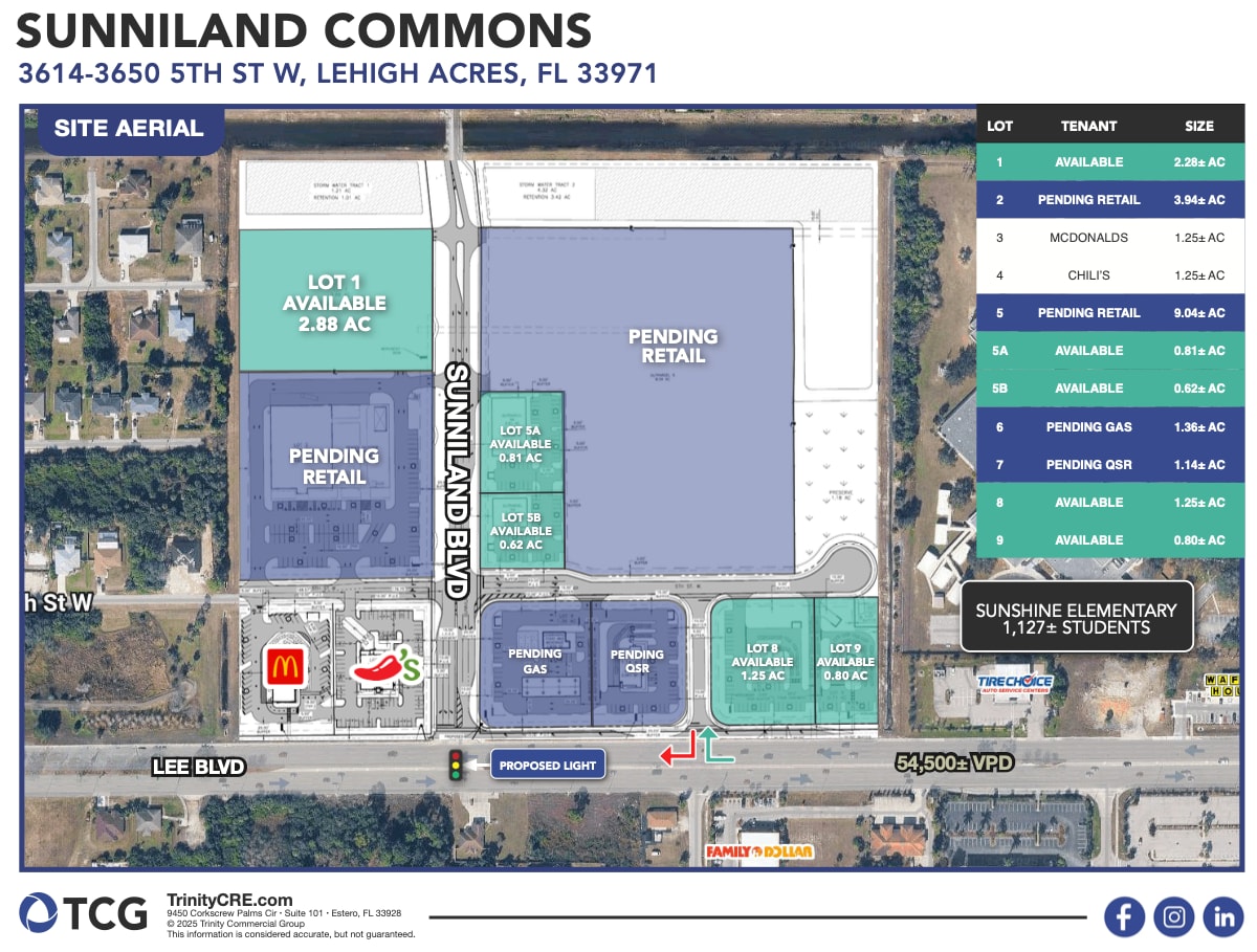 3614-3650 5th St W, Lehigh Acres, FL for lease Building Photo- Image 1 of 4