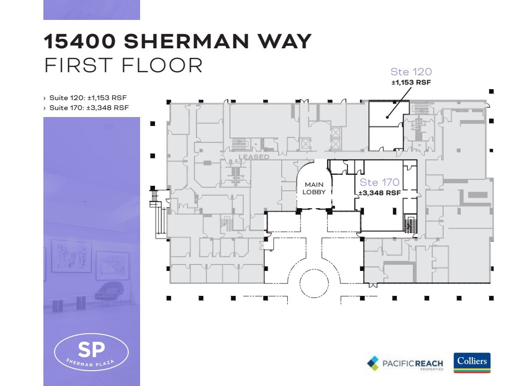 15400 Sherman Way, Van Nuys, CA à louer Plan d’étage- Image 1 de 1