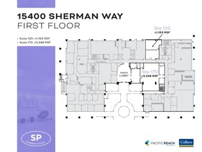 15400 Sherman Way, Van Nuys, CA à louer Plan d’étage- Image 1 de 1