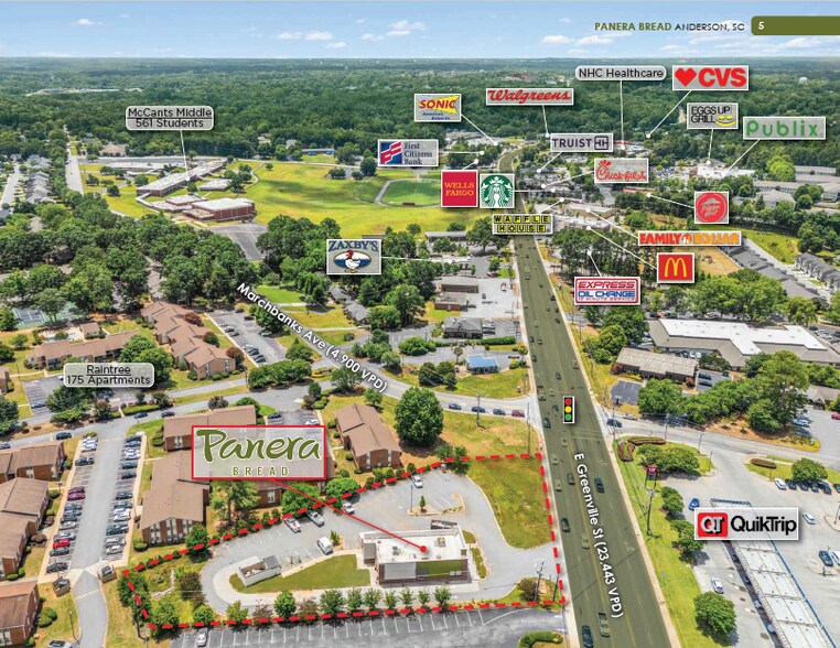 1702 E Greenville St, Anderson, SC à vendre - Photo du bâtiment - Image 3 de 5