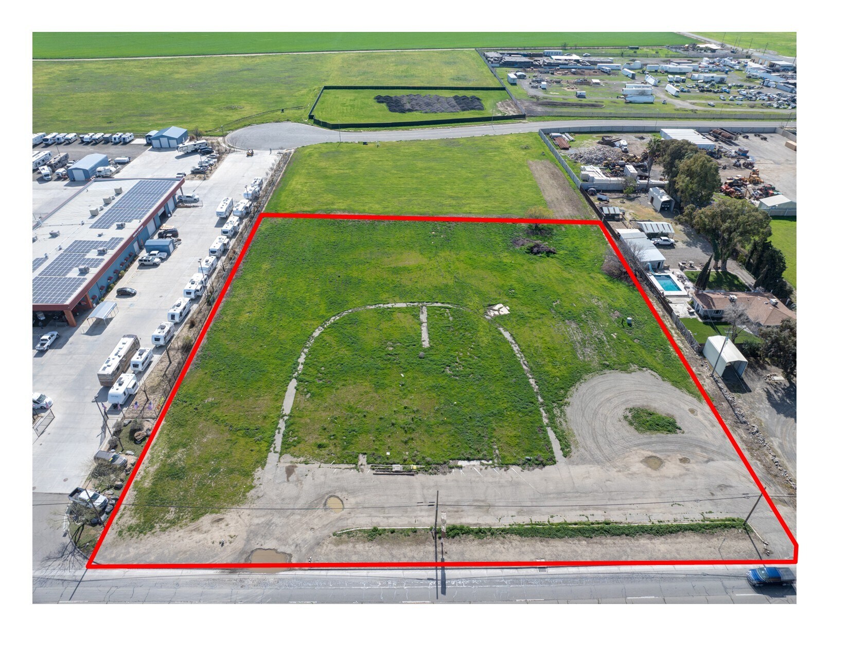2527 E Pacheco Blvd, Los Banos, CA à vendre Aérien- Image 1 de 15
