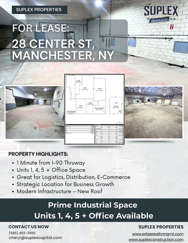 More details for 28 Center St, Manchester, NY - Industrial for Lease