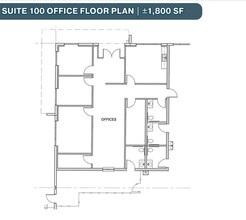 615 E Sam Houston Pky, Pasadena, TX à louer Plan d  tage- Image 1 de 1