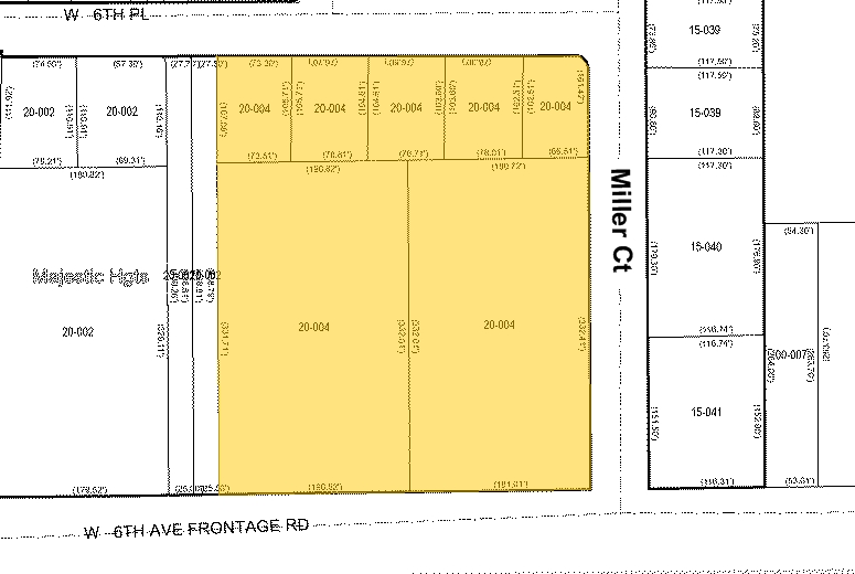 10455 W 6th Ave, Lakewood, CO à vendre - Plan cadastral - Image 2 de 8