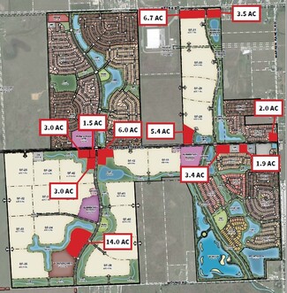 Plus de détails pour Grand Prairie Commercial Reserves, Betka Rd & Kerm, Hockley, TX - Terrain à vendre