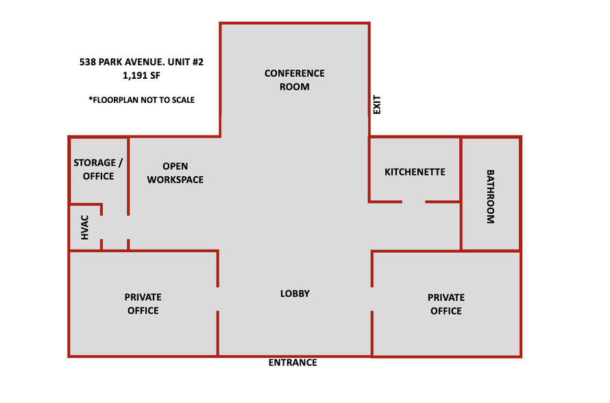 538 Park Ave, Orange Park, FL for sale - Floor Plan - Image 1 of 1