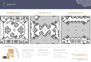 300 Orchard City Dr, Campbell, CA à louer Plan d’étage- Image 1 de 1