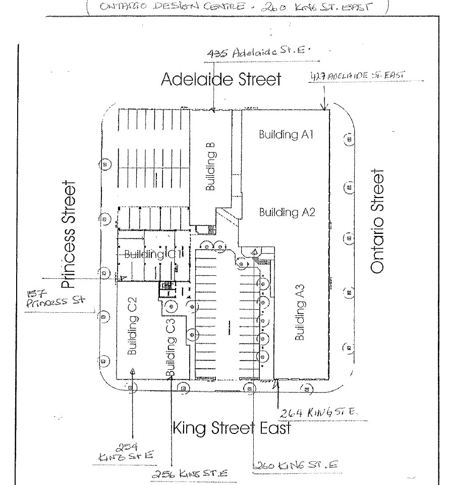 260 King St E, Toronto, ON for sale Site Plan- Image 1 of 1