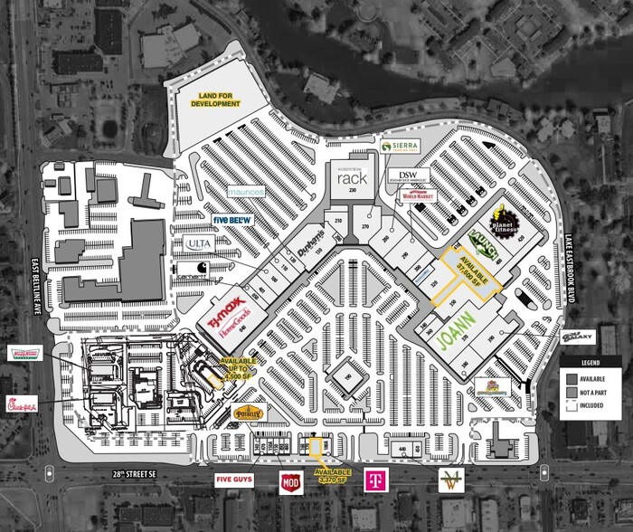 3534 Lake Eastbrook Blvd SE, Grand Rapids, MI for lease - Site Plan - Image 2 of 2