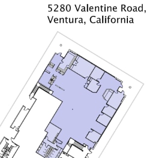 5280 Valentine Rd, Ventura, CA for lease Floor Plan- Image 1 of 2
