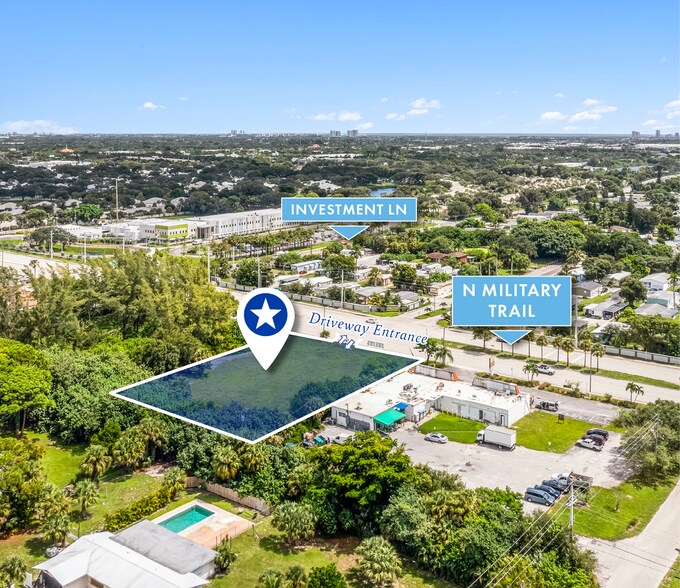 8251 N Military Trl, West Palm Beach, FL à vendre - Aérien - Image 2 de 3