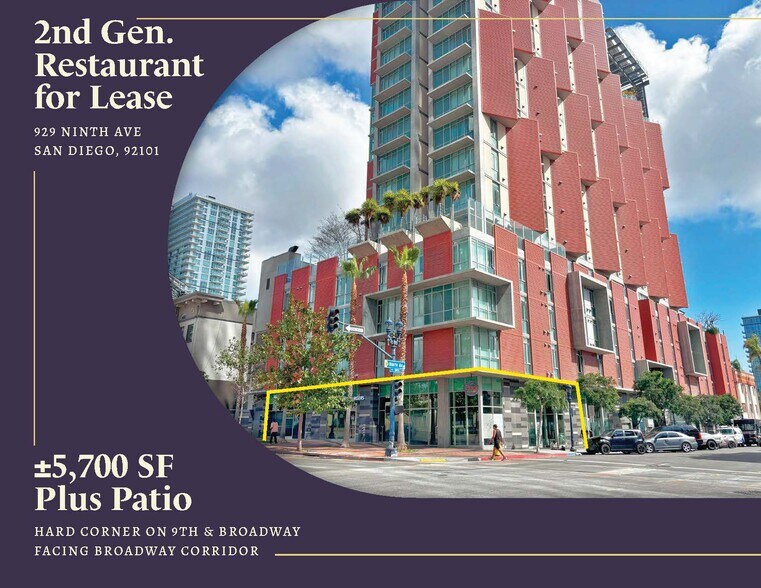 929 9th Ave, San Diego, CA à louer - Photo du bâtiment - Image 1 de 2