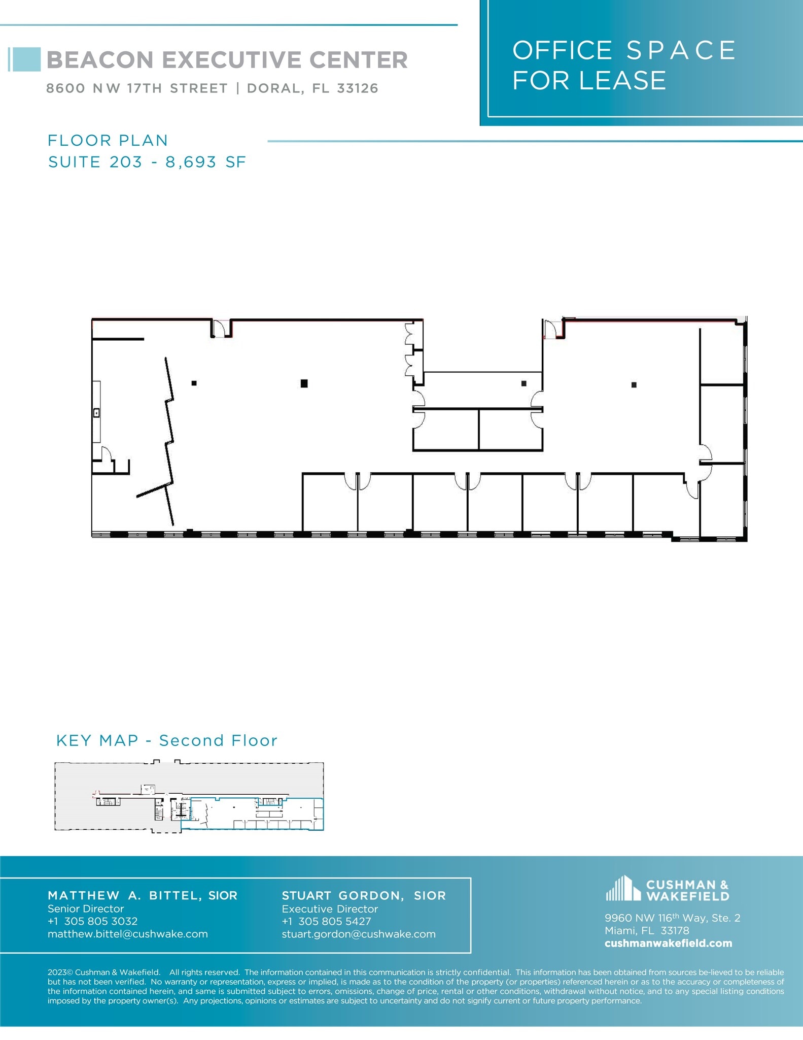 8600 NW 17th St, Doral, FL for lease Site Plan- Image 1 of 5