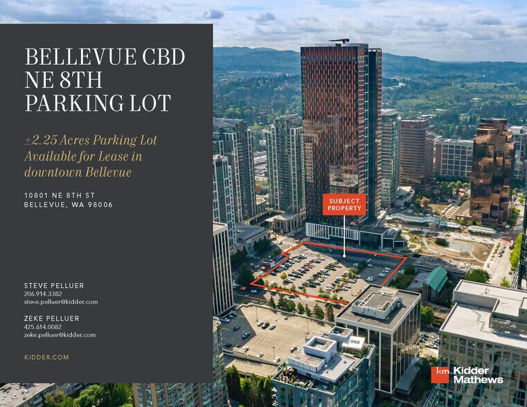 10801 NE 8th St, Bellevue, WA à louer - Photo du bâtiment - Image 1 de 5