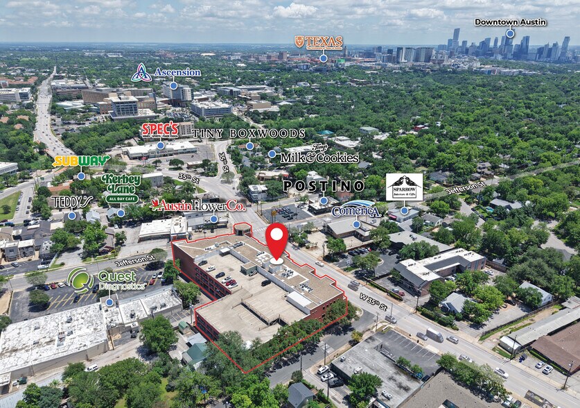 3500 Jefferson St, Austin, TX à louer - Aérien - Image 2 de 7