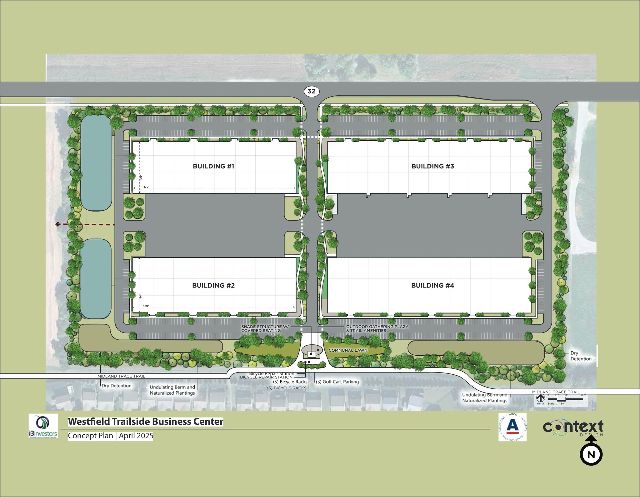 947 W State Road 32, Westfield, IN à louer Plan de site- Image 1 de 3