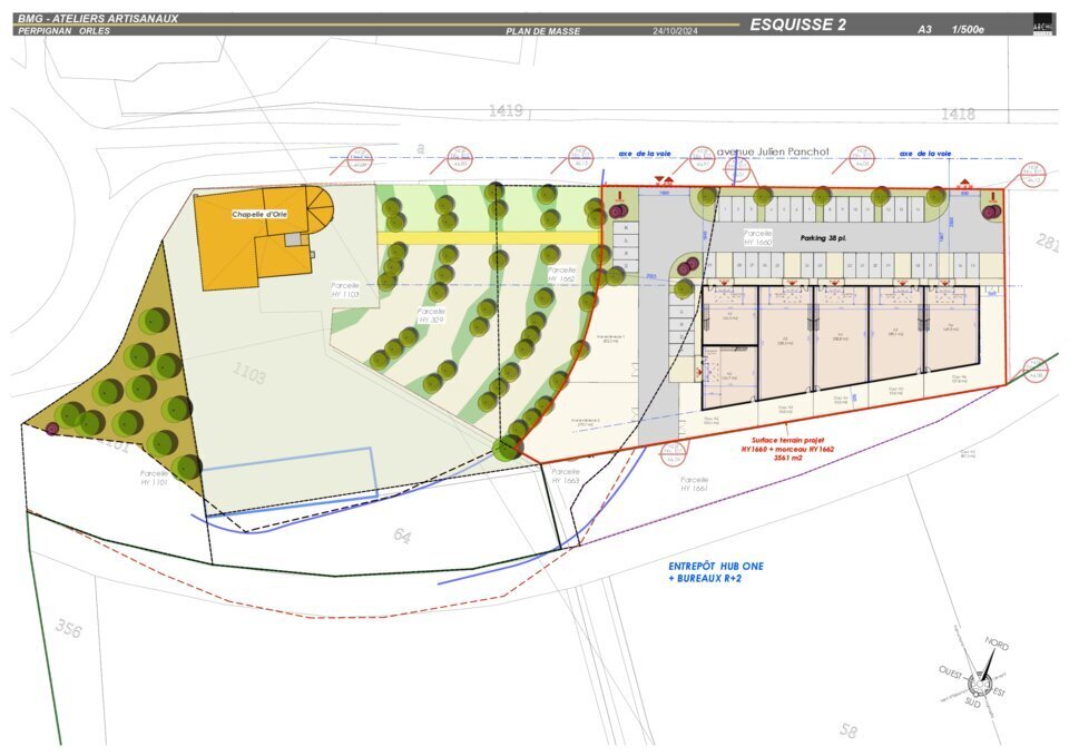 Land in Perpignan for sale Site Plan- Image 1 of 3