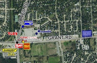 10502 Grant Rd, Houston, TX - AERIAL  map view